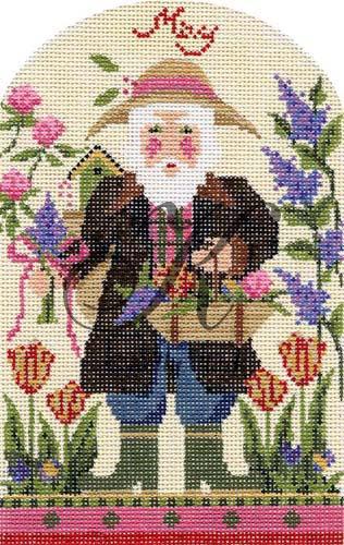 click here to view larger image of May Flowers Santa Stitch Guide (books)