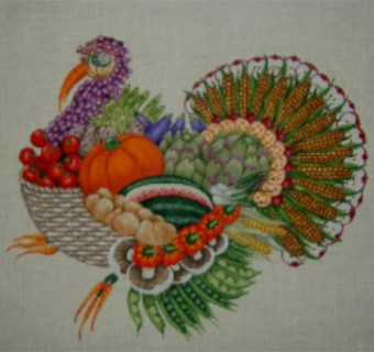 click here to view larger image of Archie Turkey (hand painted canvases)