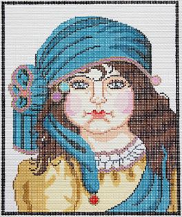 click here to view larger image of Gypsy Girl (hand painted canvases)
