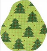click here to view larger image of Christmas Tree Pear (hand painted canvases)