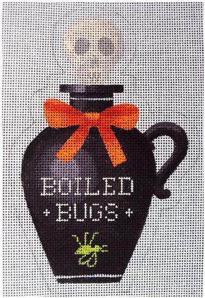 Boiled Bugs Poison Bottle hand painted canvases 
