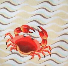 click here to view larger image of Sandy Crab (hand painted canvases)
