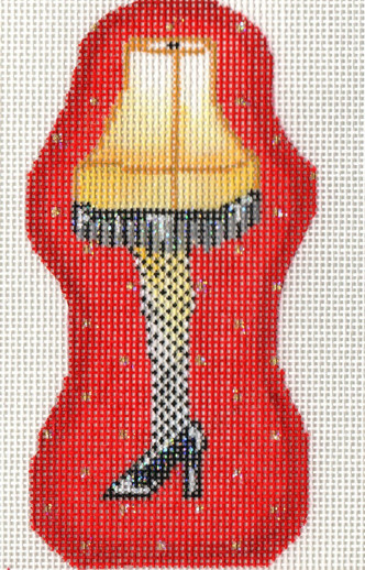 click here to view larger image of A Christmas Story Leg Lamp Ornament (hand painted canvases)