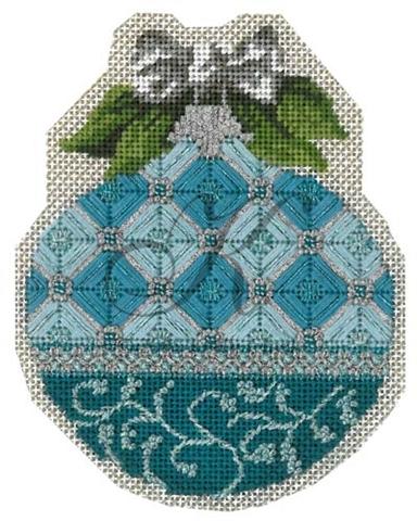 click here to view larger image of March Aquamarine Ornament Stitch Guide (books)