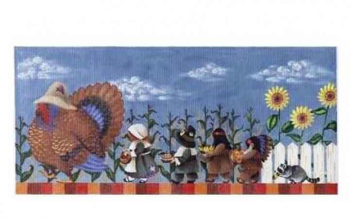 click here to view larger image of Thanksgiving March   (hand painted canvases)