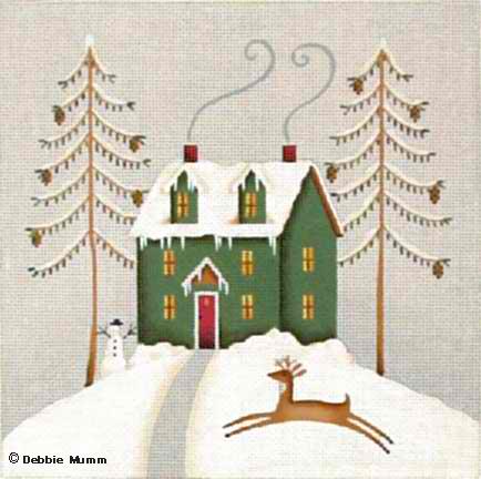 click here to view larger image of Winter House (hand painted canvases)
