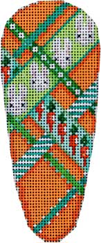 click here to view larger image of Bunny/Diagonal Weave Carrot (hand painted canvases)