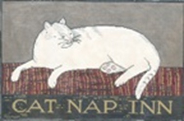 click here to view larger image of Cat Nap Inn - 13M (hand painted canvases)