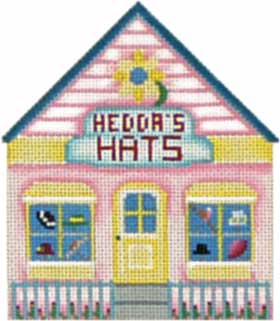 click here to view larger image of Hedda's Hats - Thimble Town (hand painted canvases)