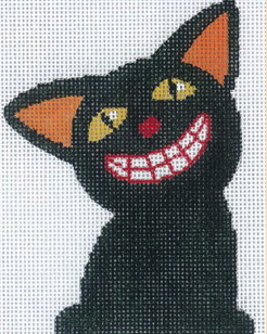click here to view larger image of Scardy Cat (hand painted canvases)
