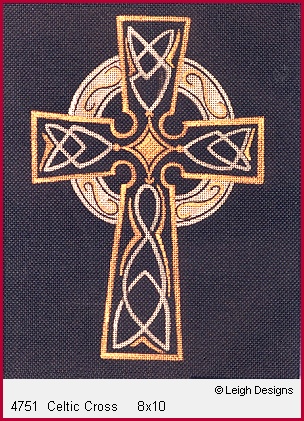 click here to view larger image of Celtic Cross (hand painted canvases)