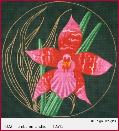 click here to view larger image of Hamburen Orchid (hand painted canvases)