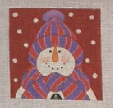 click here to view larger image of Bundled Snowman 3 (hand painted canvases)