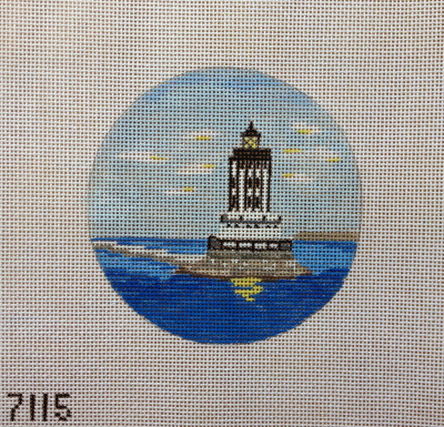 click here to view larger image of Angels Gate Lighthouse   (hand painted canvases)