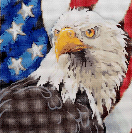 click here to view larger image of American Eagle (hand painted canvases)