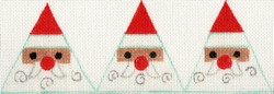 click here to view larger image of Triangular Santa Face (hand painted canvases)