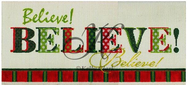 click here to view larger image of Believe (hand painted canvases)