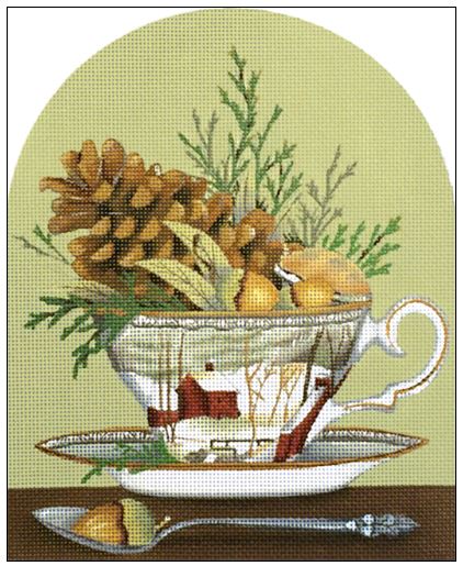 click here to view larger image of Cup of Autumn (hand painted canvases)