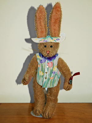 click here to view larger image of Mr Bunny Brown - Spring (hand painted canvases)