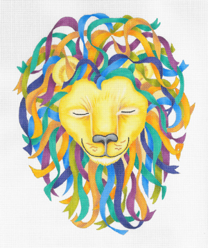 click here to view larger image of Cool King Lion (hand painted canvases)