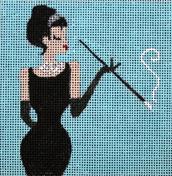 click here to view larger image of Breakfast At Tiffany's - Movie Coaster (hand painted canvases)