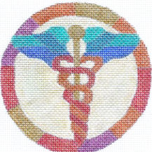 click here to view larger image of Medical Ornament (hand painted canvases)