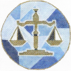 click here to view larger image of Law Ornament (hand painted canvases)