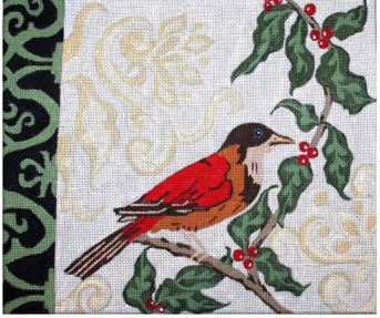 click here to view larger image of Winter Bird (hand painted canvases)