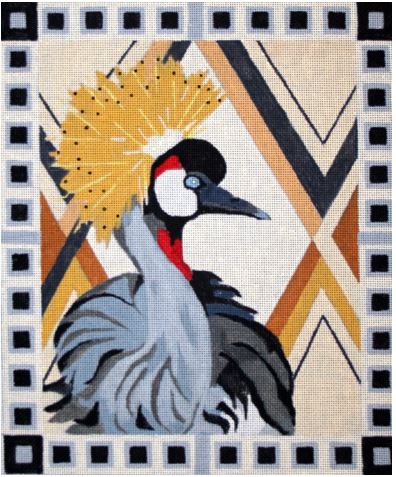 click here to view larger image of African Crane (hand painted canvases)
