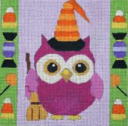click here to view larger image of Halloween Owl (hand painted canvases)
