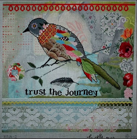 click here to view larger image of Trust The Journey (hand painted canvases)