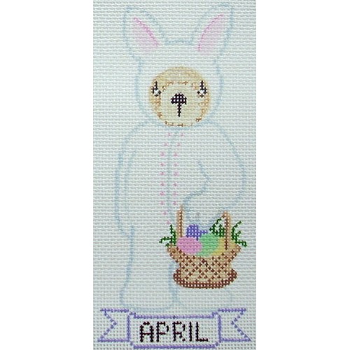 click here to view larger image of April Easter Bunny (hand painted canvases)
