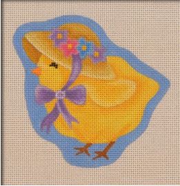 click here to view larger image of Bonnet Chick (hand painted canvases)