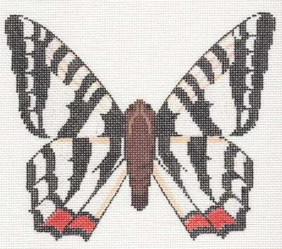 click here to view larger image of Zebra Butterfly (hand painted canvases)