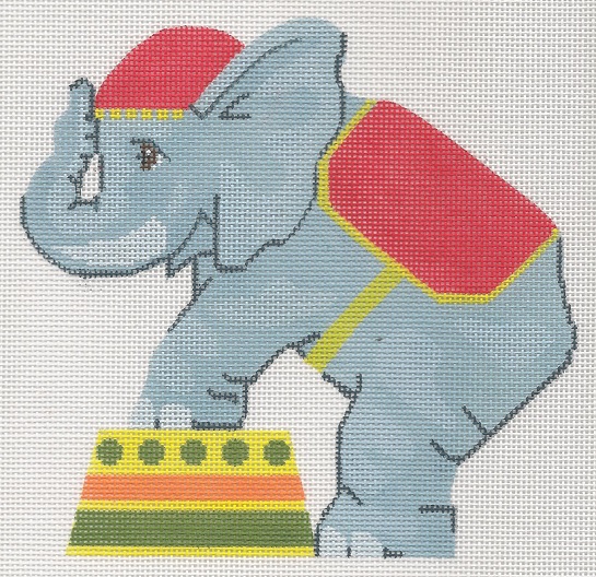 click here to view larger image of Circus Elephant (hand painted canvases)