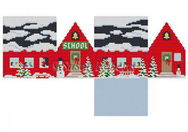 click here to view larger image of School House   (hand painted canvases)