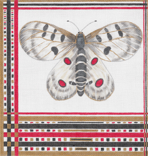 click here to view larger image of Apollo Moth (hand painted canvases)