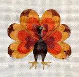 click here to view larger image of Turkey - Hearts Of The Month (hand painted canvases)