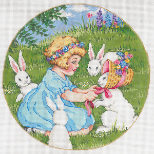 click here to view larger image of Bunny Hop (hand painted canvases)
