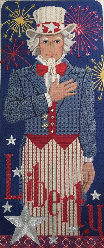 click here to view larger image of Uncle Sam - 18ct (hand painted canvases)
