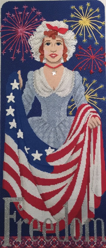 click here to view larger image of Betsy Ross - 13ct (hand painted canvases)