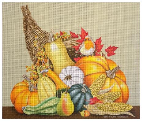 click here to view larger image of Cornucopia (hand painted canvases)