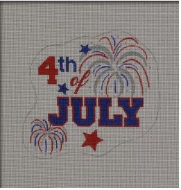 click here to view larger image of 4th Of July (hand painted canvases)