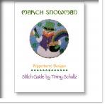 click here to view larger image of Snowman Of The Month March Stitch Guide (books)