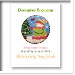 click here to view larger image of Snowman Of The Month December Stitch Guide (books)