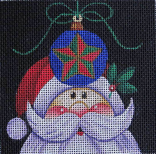 click here to view larger image of Santa Ornament 1 (hand painted canvases)