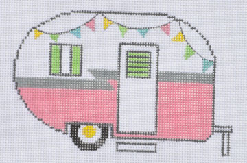 click here to view larger image of Pink Campervan (hand painted canvases)