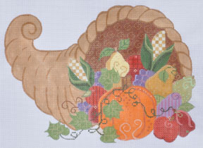 click here to view larger image of Cornucopia (hand painted canvases)