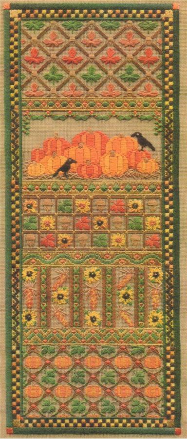 click here to view larger image of Fall Harvest Panel (counted canvas work)