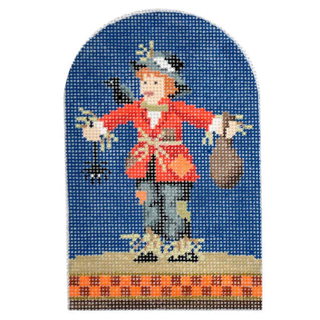 click here to view larger image of Trick-or-Treater - Scarecrow (hand painted canvases)